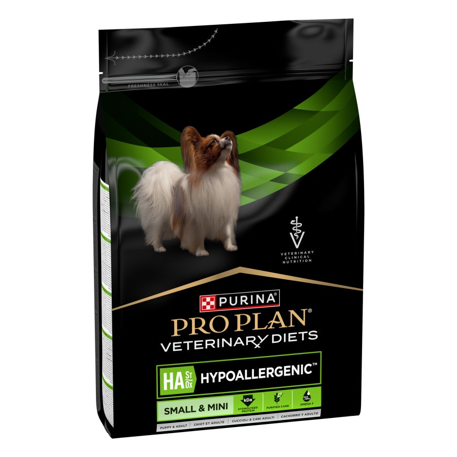 12608641_8445291002180_פרו פלאן HA Veterinary Diets מזון היפואלרגני יבש ומלא לכלב קטן