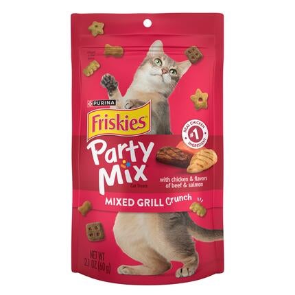 פריסקיז PARTY MIX חטיף לחתול גריל קראנץ'_12348037_50000237951