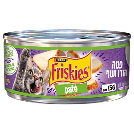 12577064_50000543557_פריסקיז מזון לח למלא לחתול פטה הודו ועוף