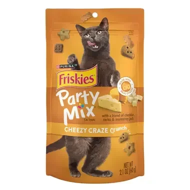 פריסקיז PARTY MIX חטיף לחתול צ'יזי קרייזי קראנץ'_12528489_50000578238 - עותק