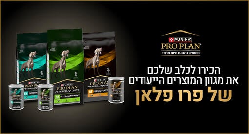 הכירו לכלב שלכם את מגוון המוצרים הייעודים של  פרו פלאן - באנר סגיר מובייל
